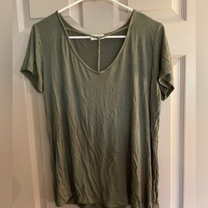 Boutique Tee with T Shape Neckline